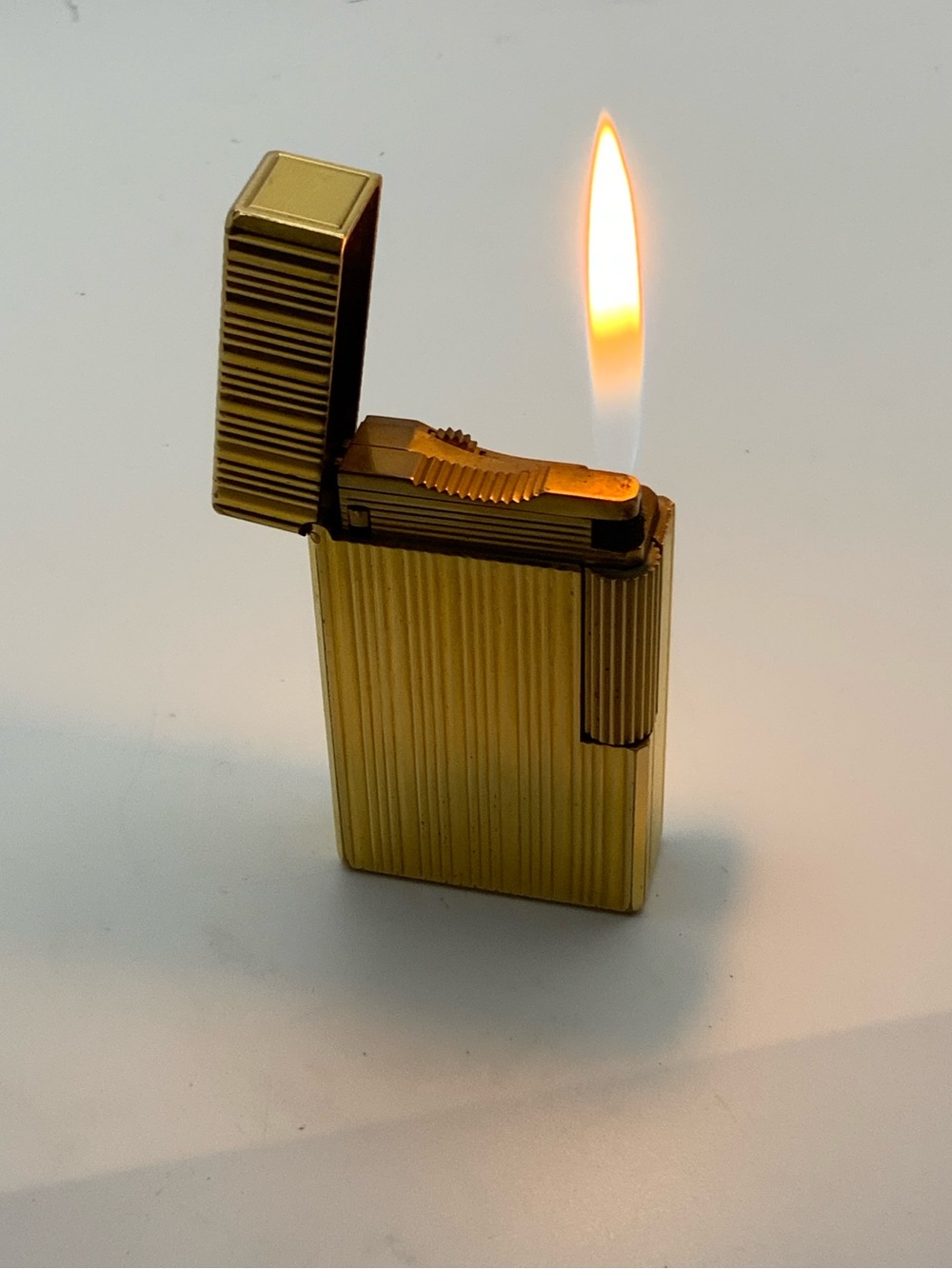 ST Dupont Vintage Gold-Plate Ligne 1 Vintage Lighter
